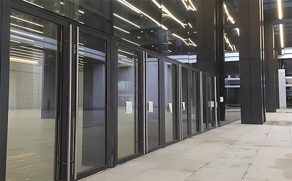 漳县玻璃地弹门