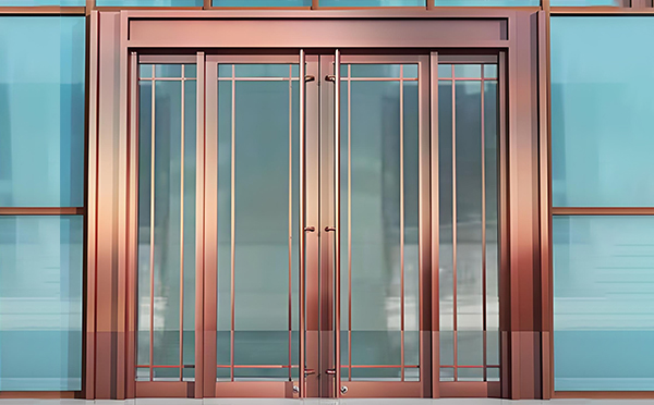 漳县玻璃地弹门