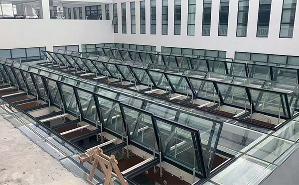 百安科技有限公司近期漳县排烟窗项目案例分享